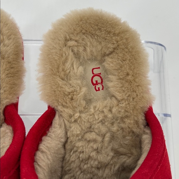 UGG SCUFF TERRACOTTA SUEDE MOCCASIN SLIP ON SLIPPER - Picture 2 of 10